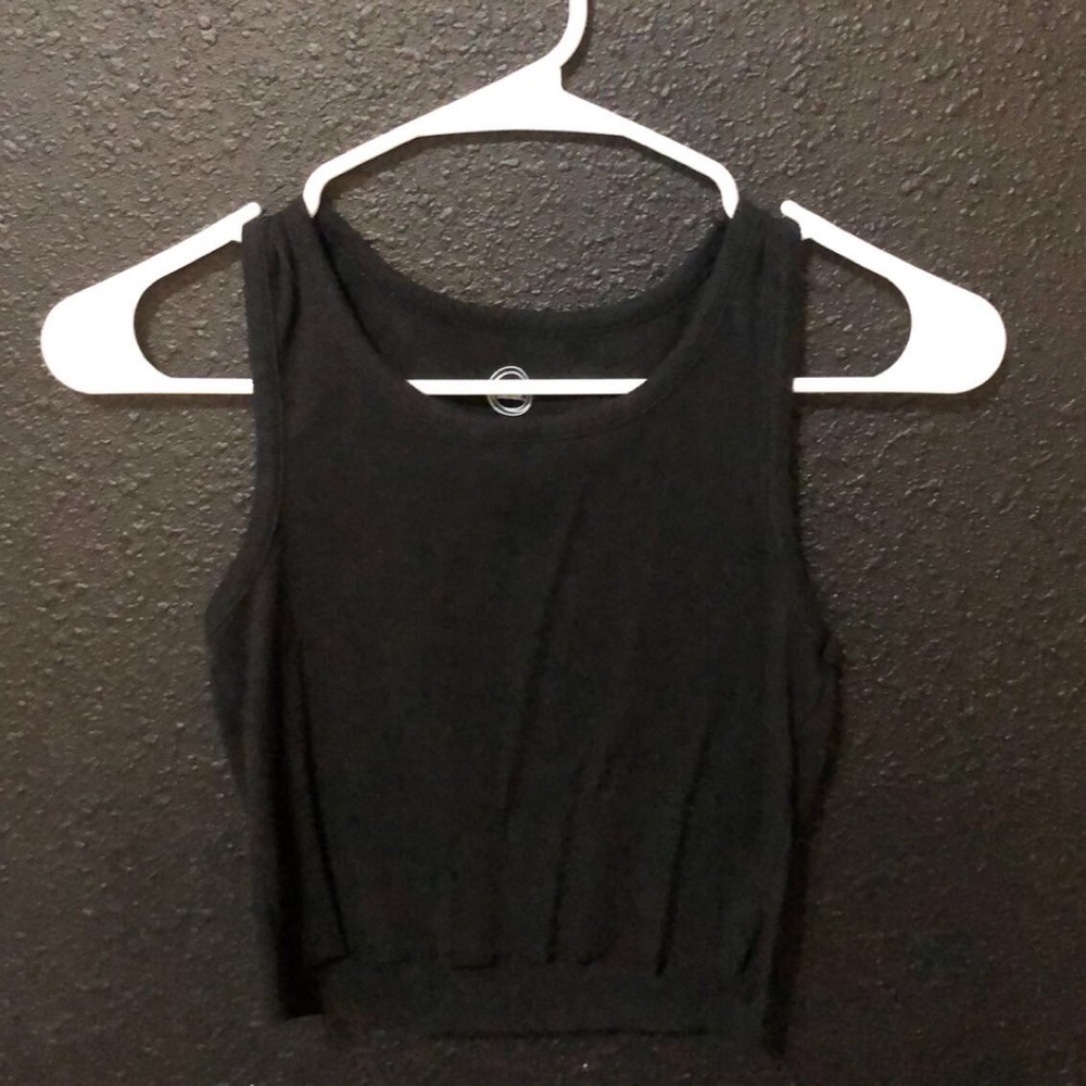 black tank top